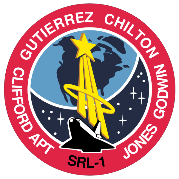 Vector illustration of STS-59 mission insignia